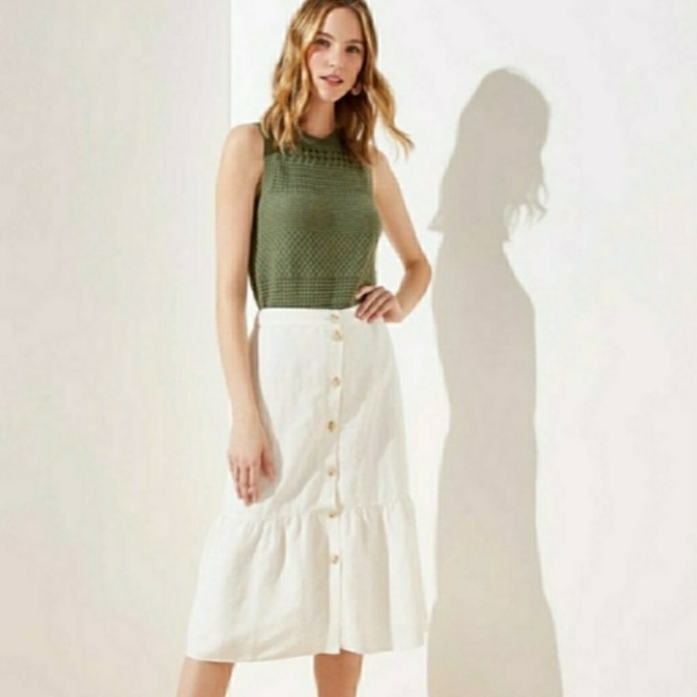 NEW Loft Midi Skirt